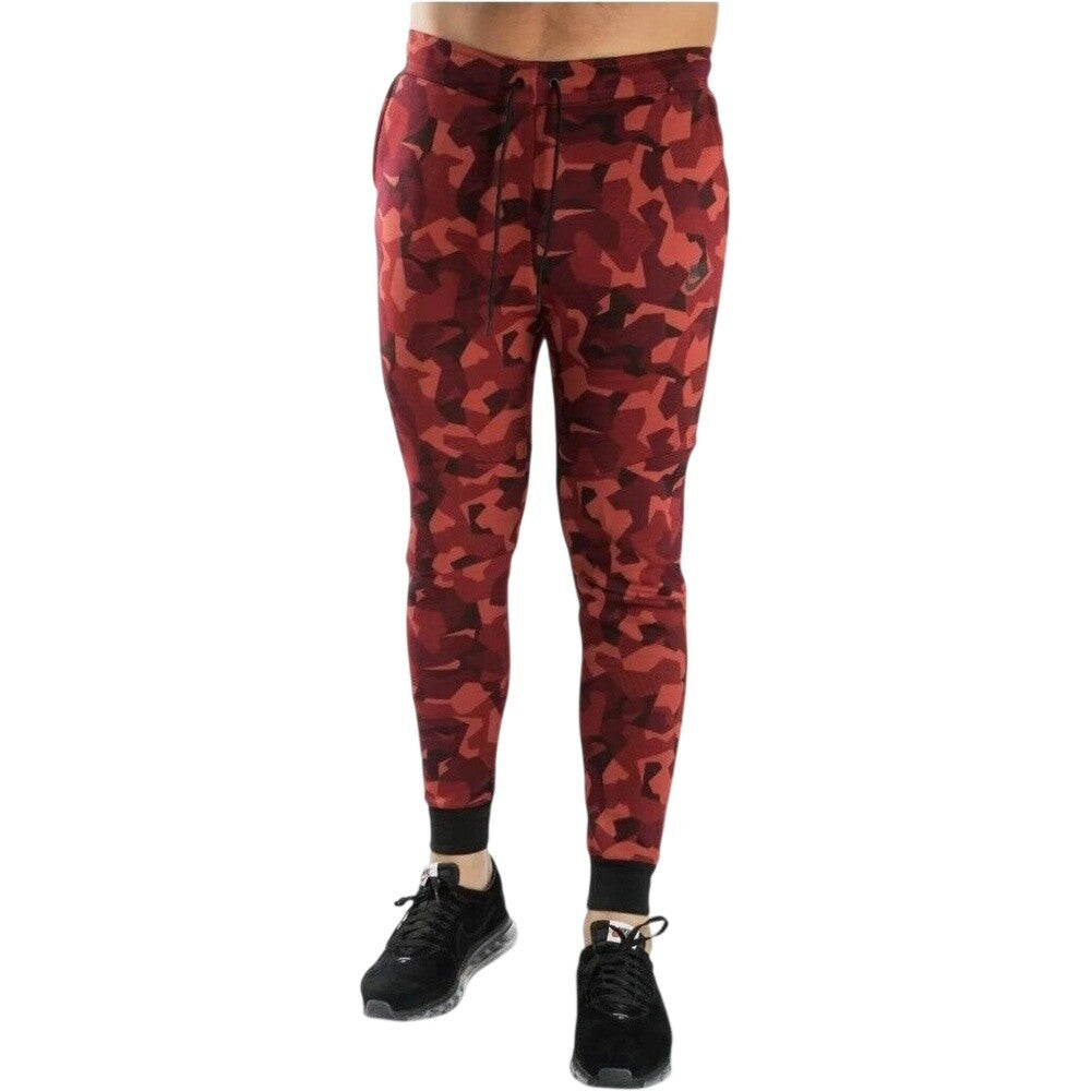 Nike Tech Fleece Men's Jogger Pants Red Camo 823499-674