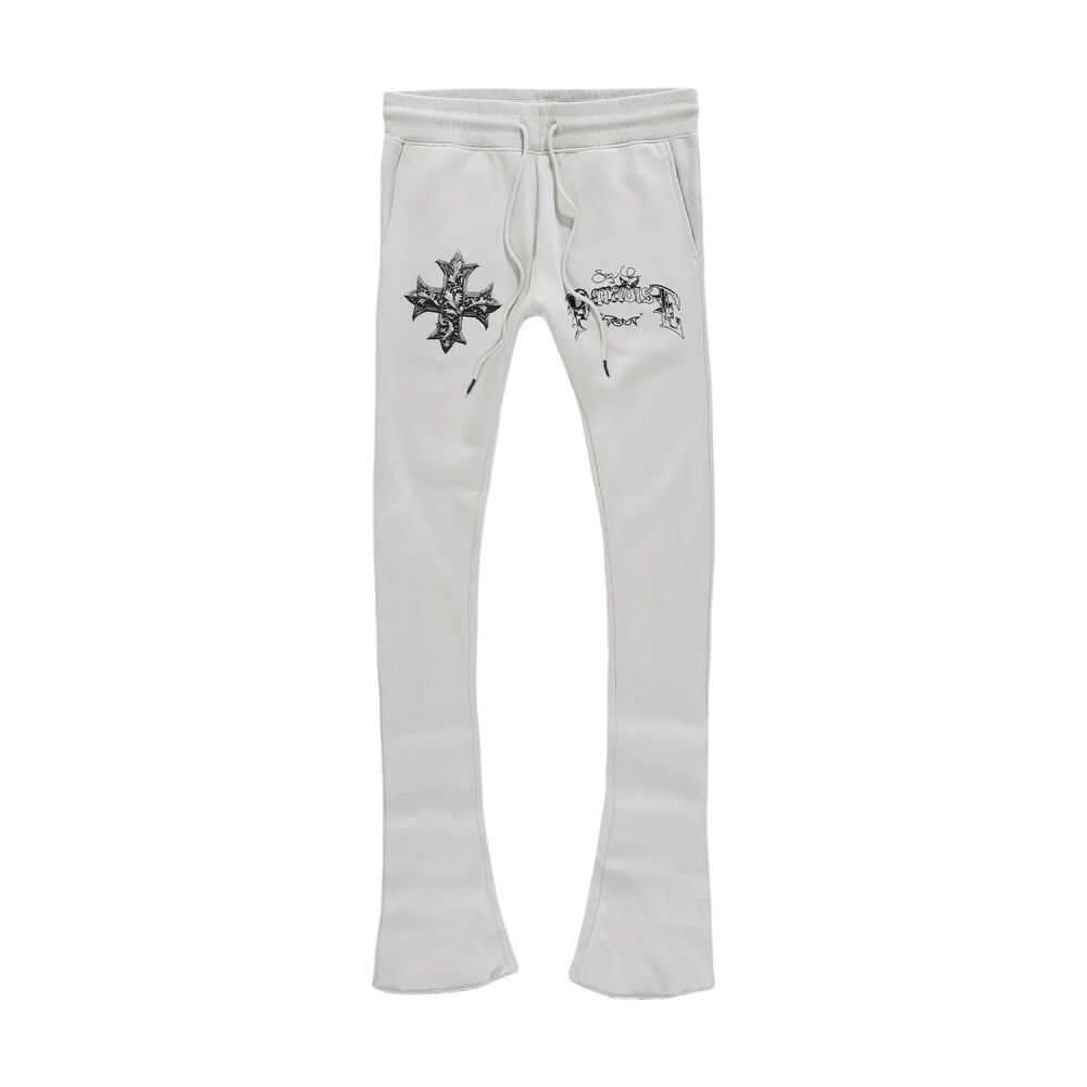 See You In Paradise Tour Stacked Men's Sweatpants Light Grey 8261l-lg