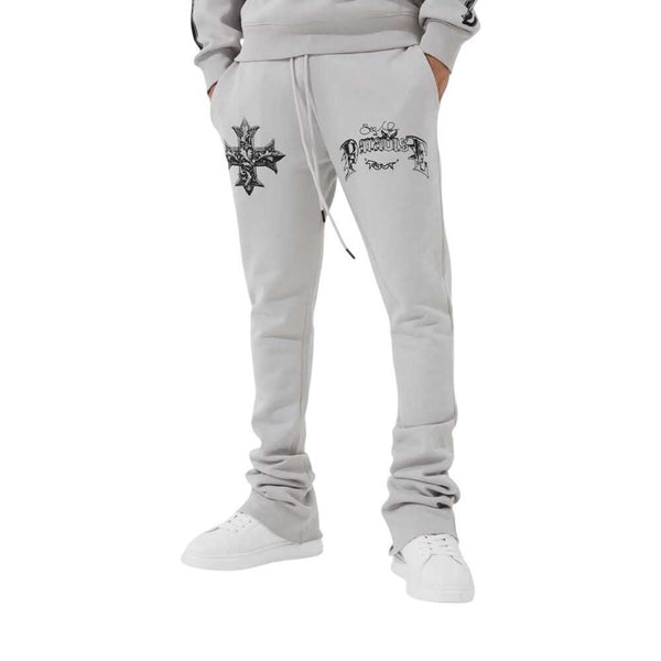 See You In Paradise Tour Stacked Men's Sweatpants Light Grey 8261l-lg