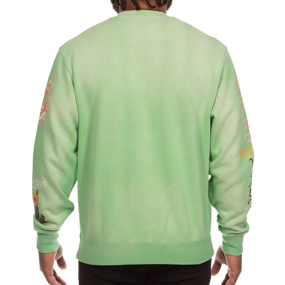 Billionaire Boys Club Tomorrow Sunset Men's Sweatshirt Green 841-9302-ag