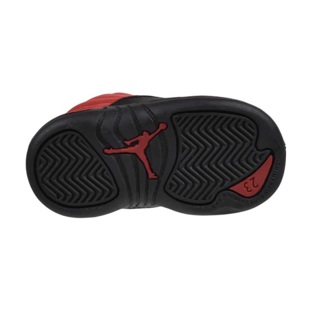Jordan 12 Retro "Reverse Flu Game" Toddlers' Shoes Varsity Red 850000-602