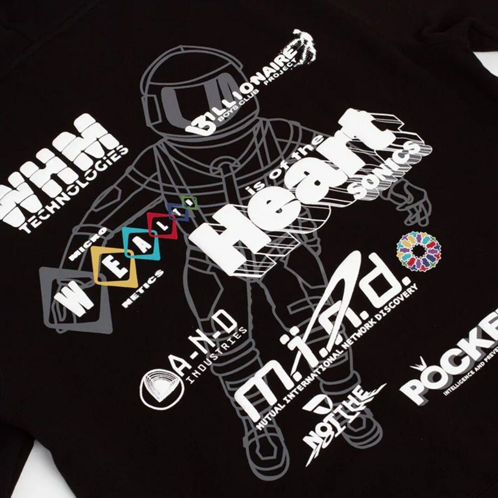 Billionaire Boys Club WHM Men's Hoodie Black 851-2301-black