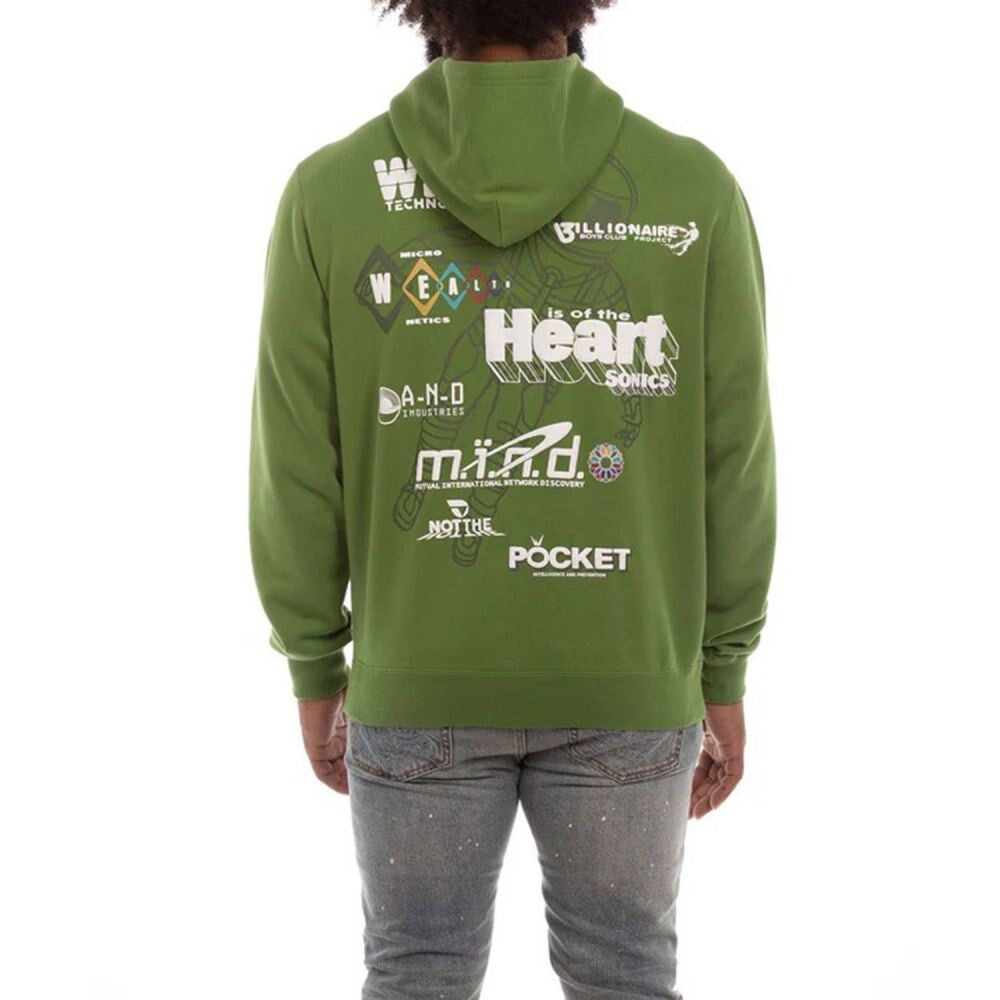 Billionaire Boys Club WHM Men's Hoodie Cactus 851-2301-cactus