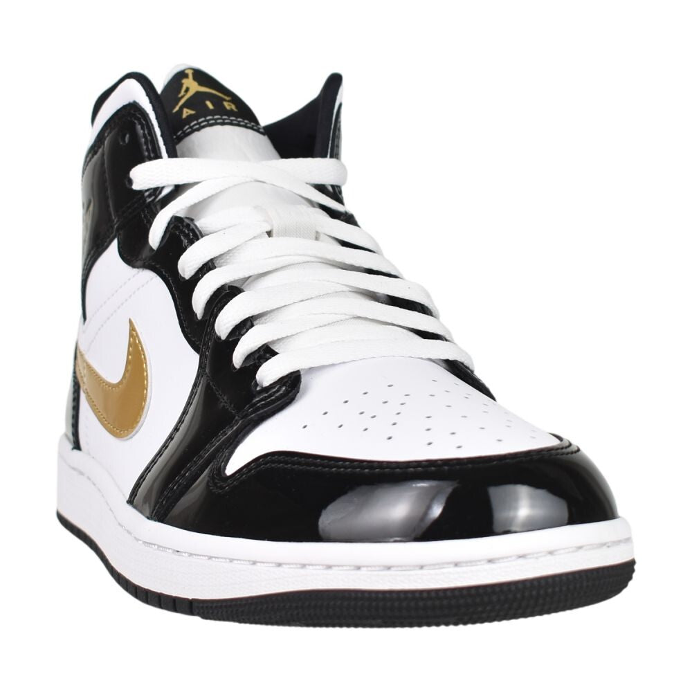 Air Jordan 1 Mid SE "Black Gold" Men's Shoes Black/Gold 852542-007