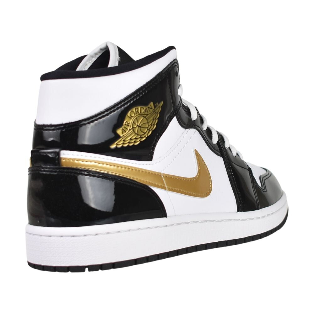 Air Jordan 1 Mid SE "Black Gold" Men's Shoes Black/Gold 852542-007