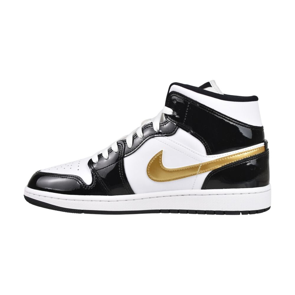 Air Jordan 1 Mid SE "Black Gold" Men's Shoes Black/Gold 852542-007