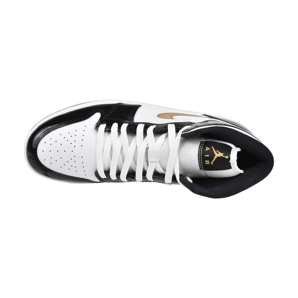 Air Jordan 1 Mid SE "Black Gold" Men's Shoes Black/Gold 852542-007