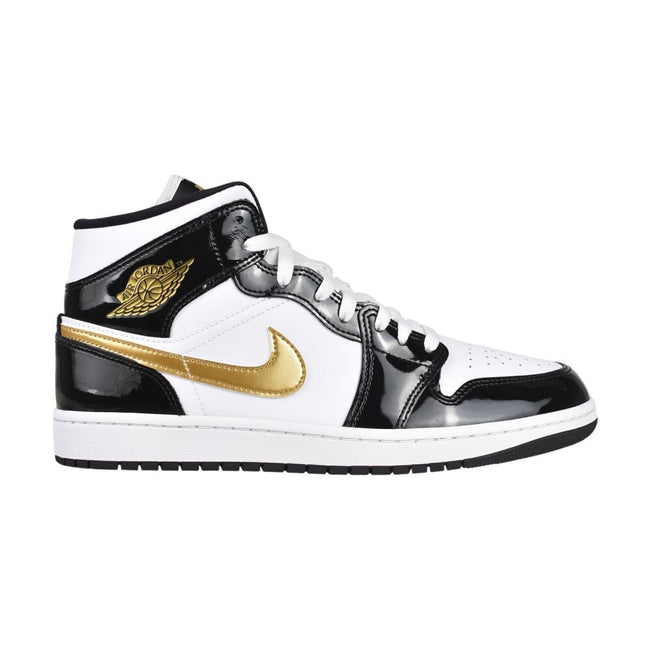 Air Jordan 1 Mid SE "Black Gold" Men's Shoes Black/Gold 852542-007