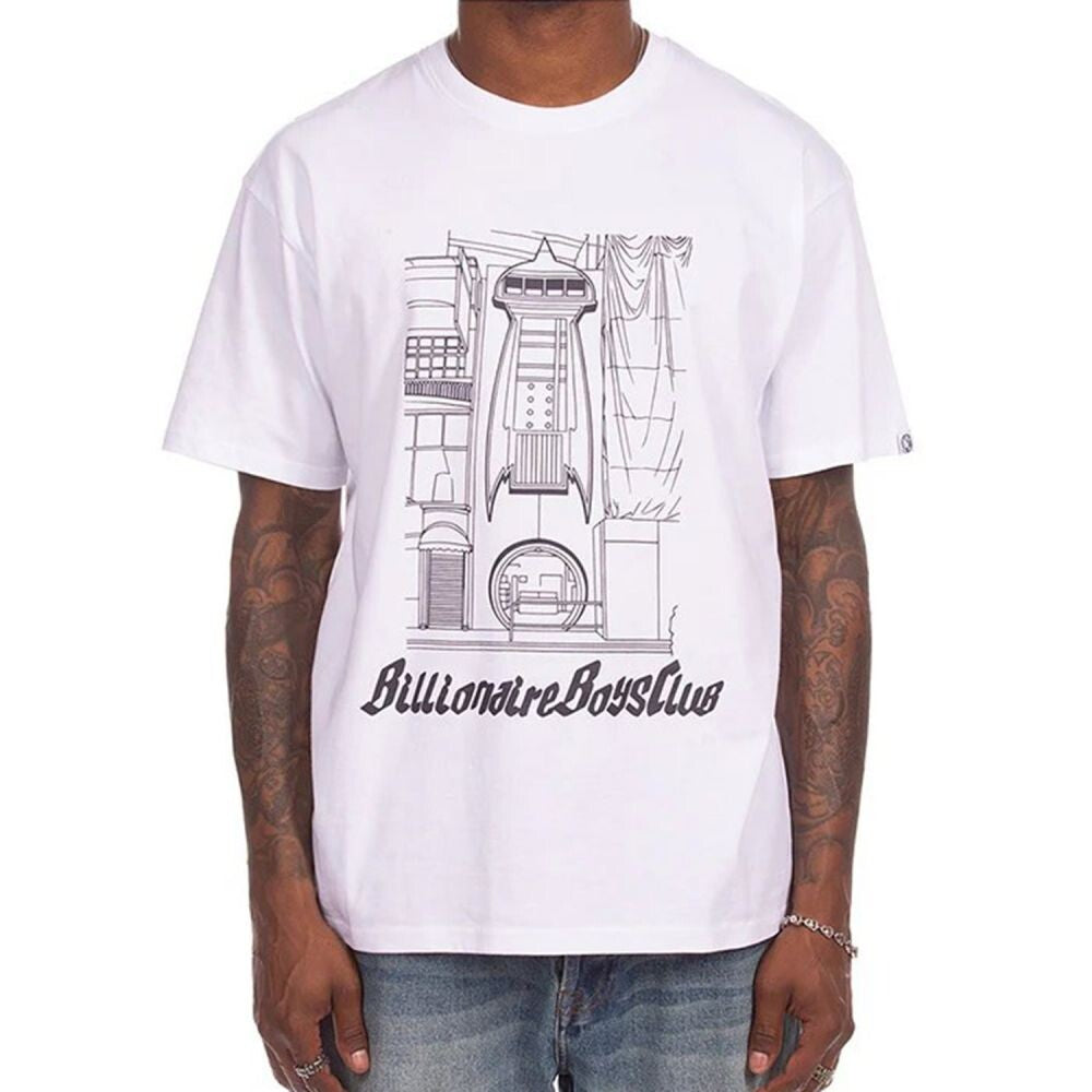 Billionaire Boys Club Handcrafted SS Men's T-Shirt White 861-3204-white