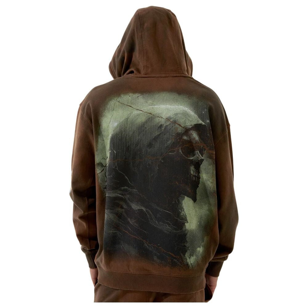 See You In Paradise Printed Hoodie Men's Hoodie Brown 8641h-brown