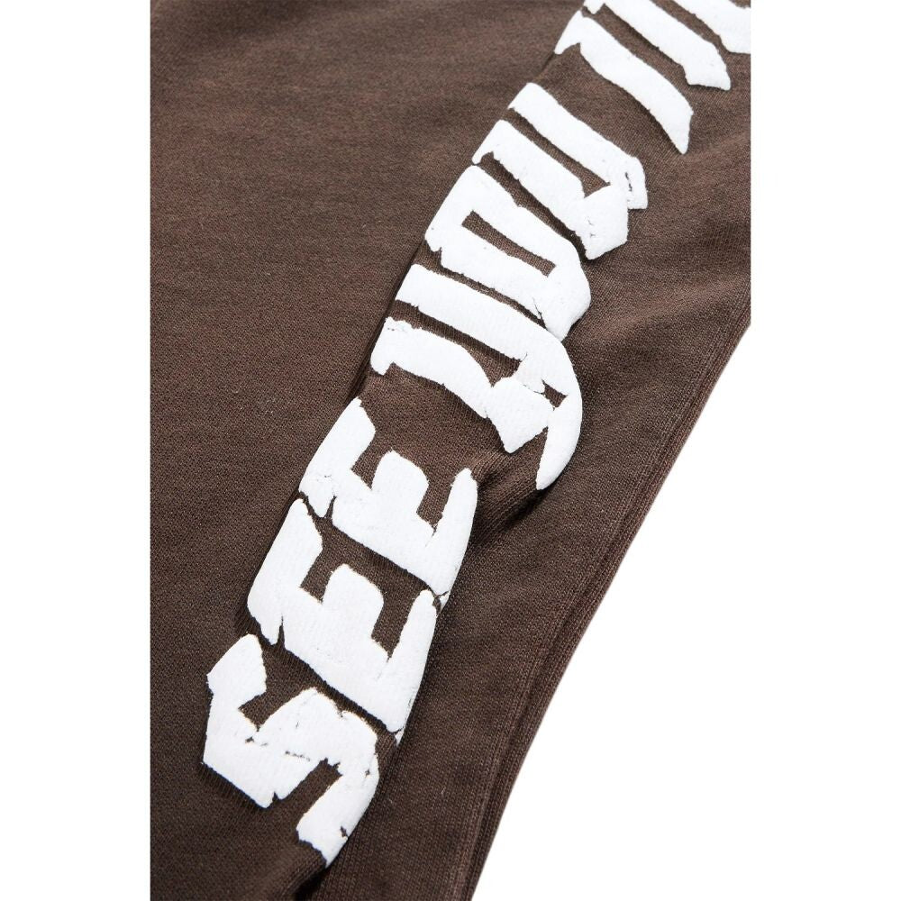 See You In Paradise SYIP Stacked Men's Sweatpants Brown 8641l-brown