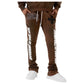 See You In Paradise SYIP Stacked Men's Sweatpants Brown 8641l-brown