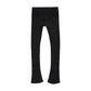 See You In Paradise SYIP Stacked Men's Sweatpants Jet Black 8641l-jb