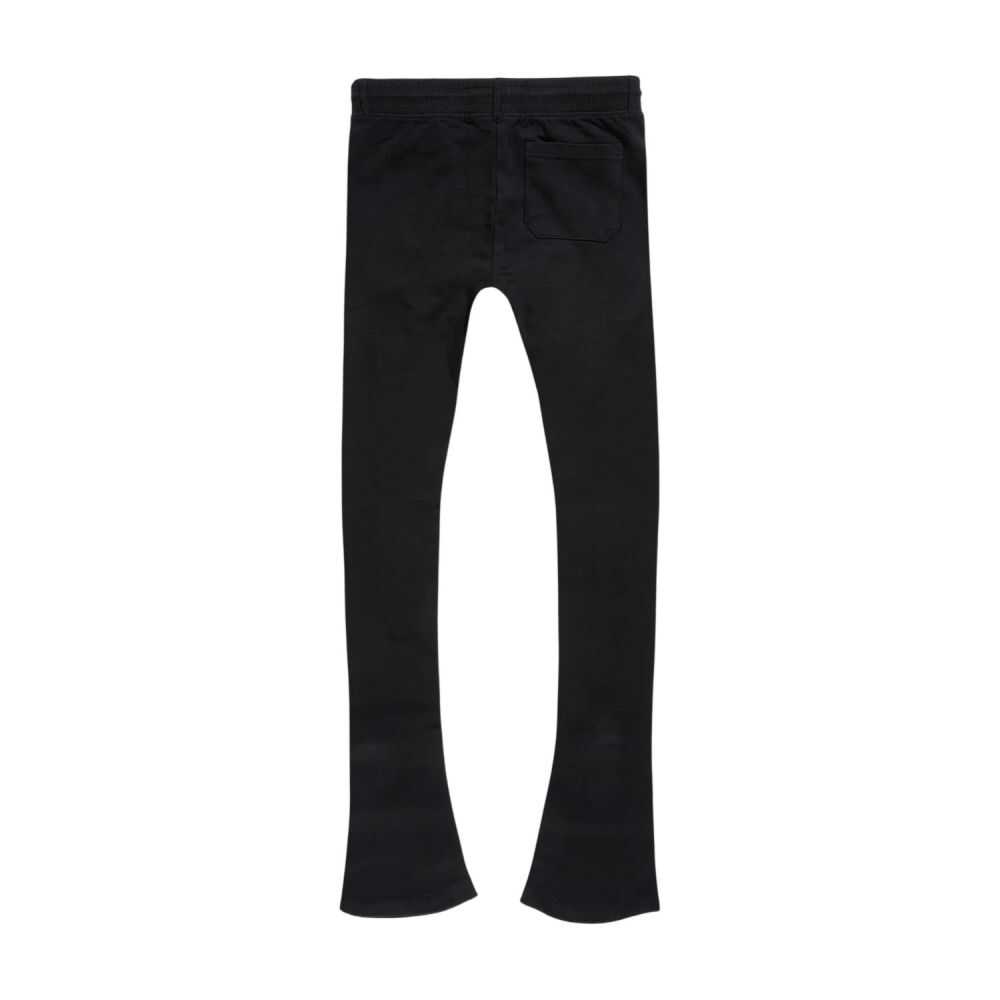 See You In Paradise SYIP Stacked Men's Sweatpants Jet Black 8641l-jb