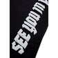 See You In Paradise SYIP Stacked Men's Sweatpants Jet Black 8641l-jb