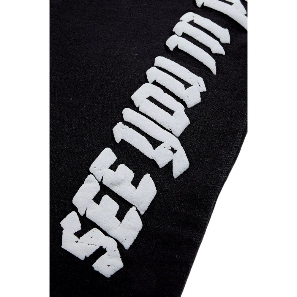 See You In Paradise SYIP Stacked Men's Sweatpants Jet Black 8641l-jb