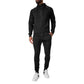 Jordan Craig Fleece Zipper Men's Hoodie Black 8890h-blk