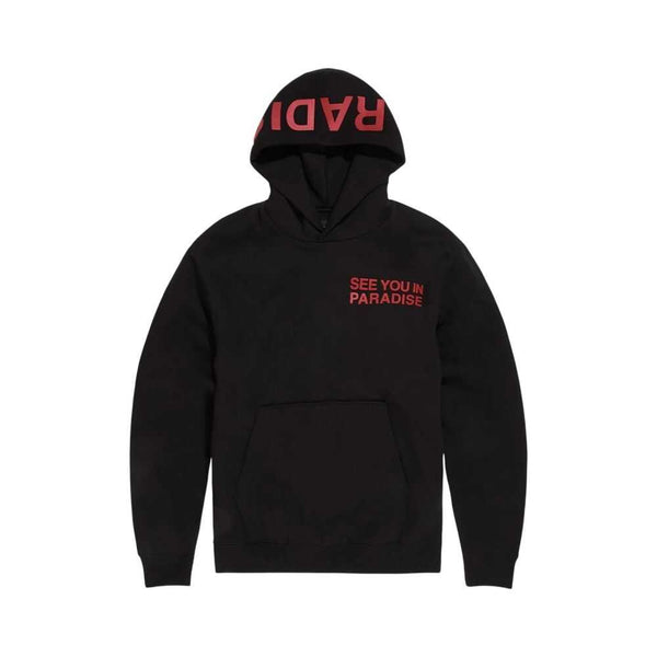 See You In Paradise SYIP Men's Hoodie Black/Crimson 8899h-crimson