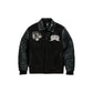 See You In Paradise Quilted PU Tiger Men's Varsity Jacket Noir 91667-noir
