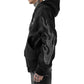 See You In Paradise Flame Rhinestones Hooded Men's Jacket Black 91669a-black