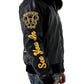 See You In Paradise Rhinestone Embroidery Mens Jacket Black 91680-black