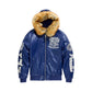 See You In Paradise Bronx Rhinestone Embroidery Men's Jacket Navy 91680-navy