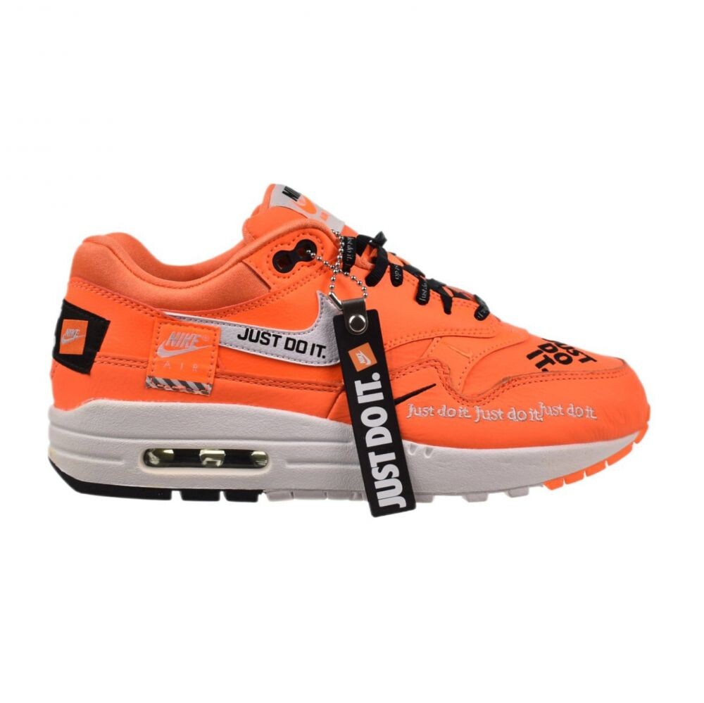 Nike Air Max 1 "Just Do It" Women's Shoes Total Orange-White-Black 917691-800