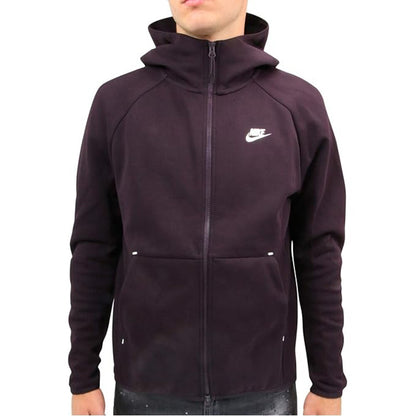 Nike Sportswear Tech Fleece Full Zip Men's Hoodie Burgundy 928483-659