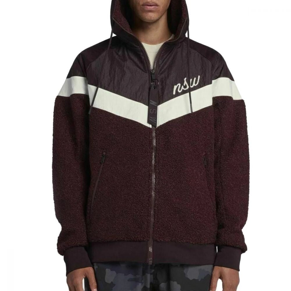 Nike NSW Sherpa Windrunner Men's Burgundy Ash 930316-659