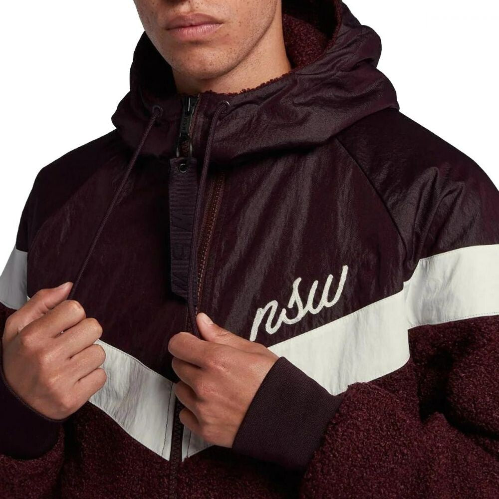 Nike NSW Sherpa Windrunner Men's Burgundy Ash 930316-659
