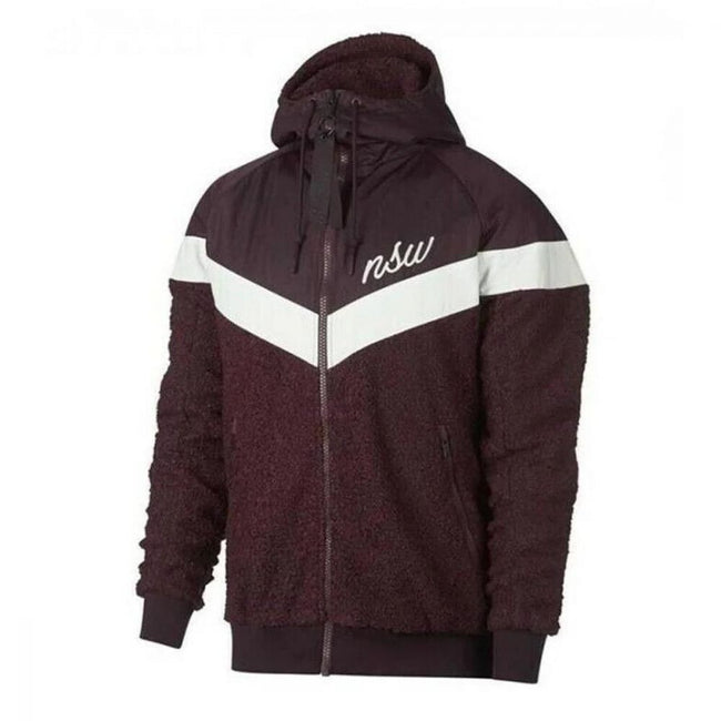 Nike NSW Sherpa Windrunner Men's Burgundy Ash 930316-659