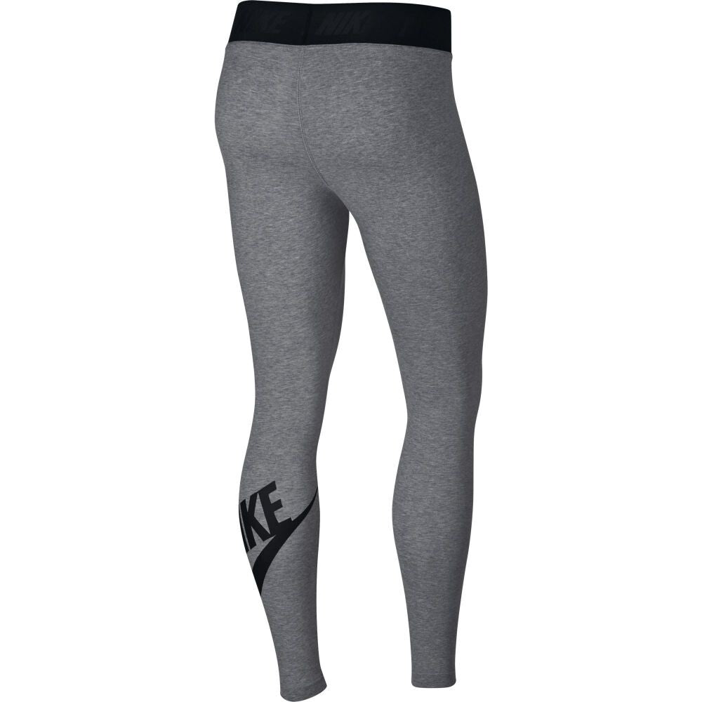 Nike Sportswear Leg-A-See Women's High-Rise Leggings Carbon Heather-Black 933346-091