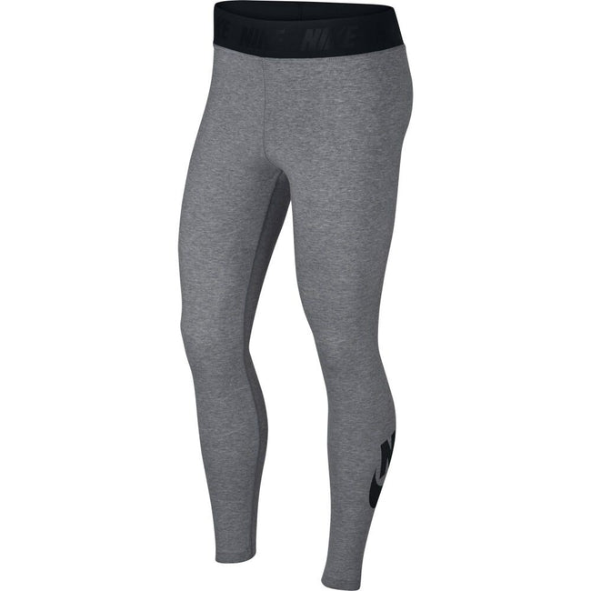 Nike Sportswear Leg-A-See Women's High-Rise Leggings Carbon Heather-Black 933346-091