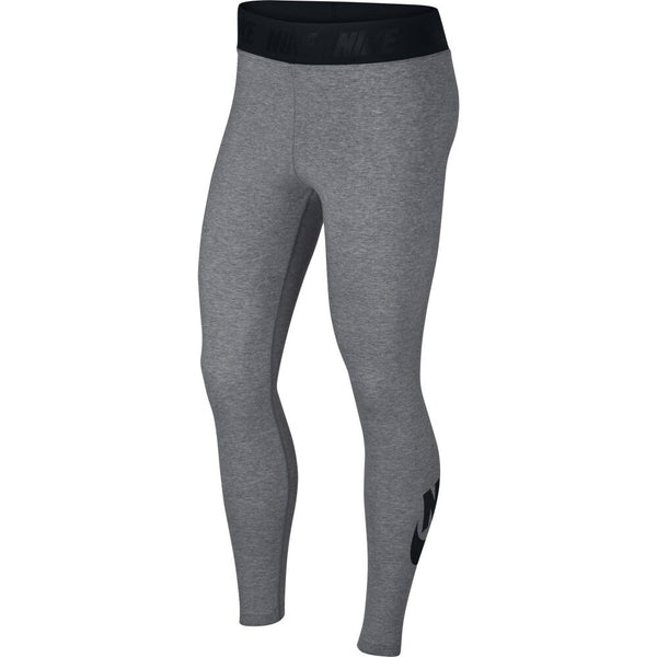 Nike Sportswear Leg-A-See Women's High-Rise Leggings Carbon Heather-Black 933346-091