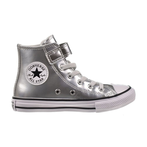 Converse CTAS 1V Hi Little Kids' Shoes Silver/White a10707c