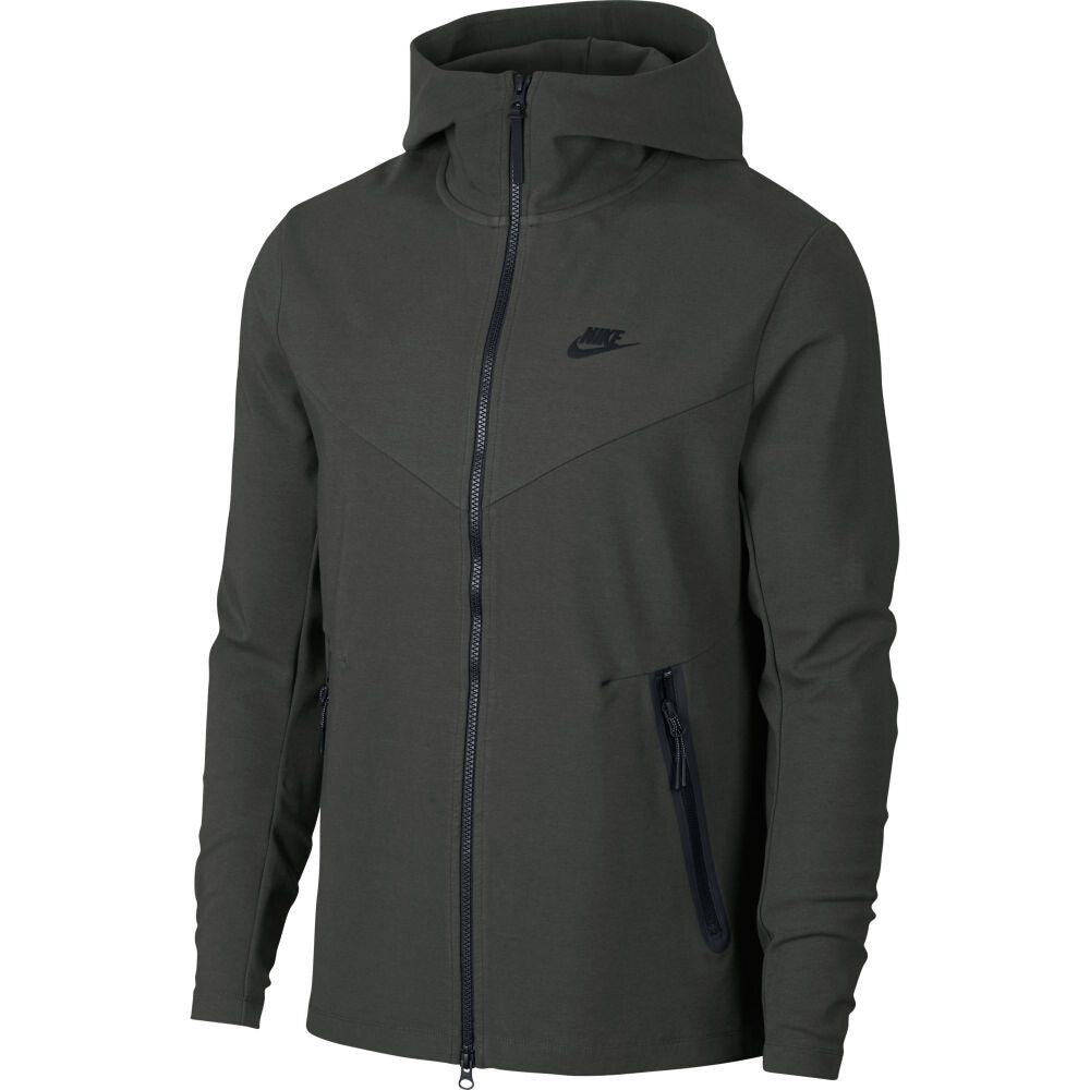 Nike Sportswear Tech Men's Full Zip Men's Hoodie Olive Green aa3784-001