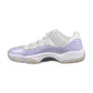Air Jordan 11 Retro Low Women's Shoes White/Pure Violet/White ah7860-101