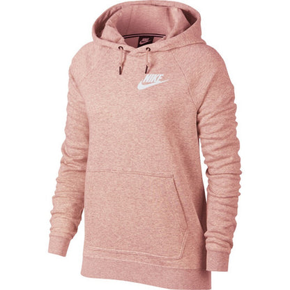 Nike Pullover Hooded Women's Sweatshirt Medium Light Pink Rally aj6315-646