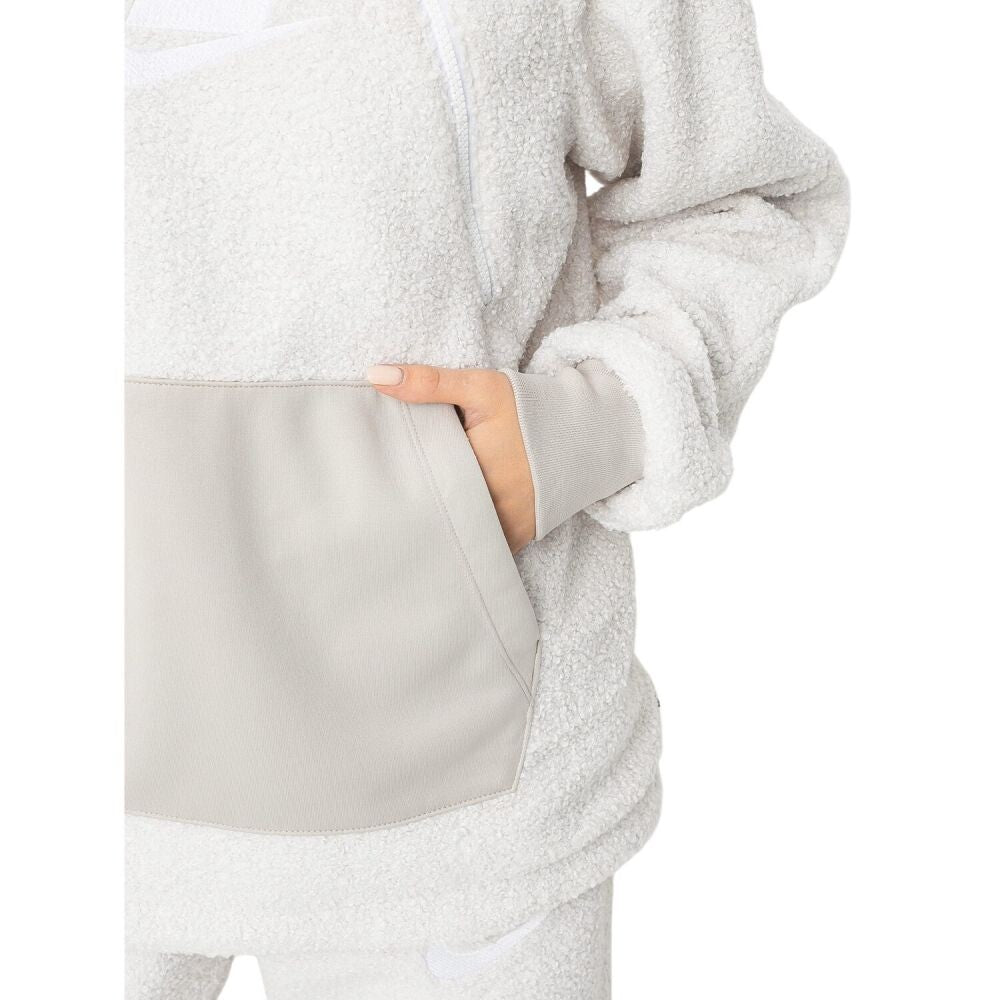 Nike Sportswear NSW Pullover Sherpa Zipper Hoodie Phantom aj7284-031