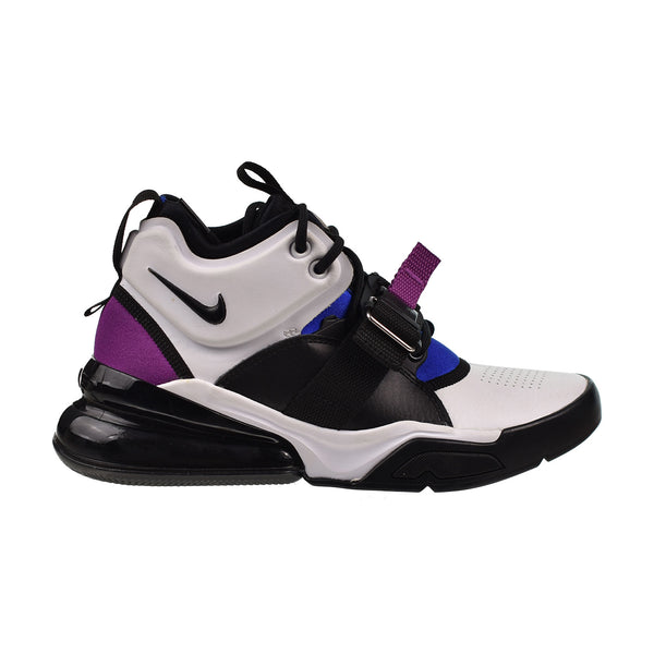 Nike Air Force 270 (GS) Big Kids' Shoes White-Black-Lyon Blue