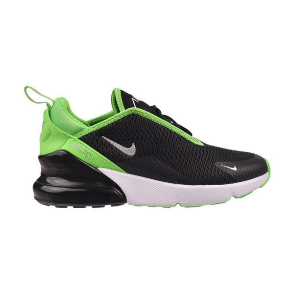 Nike Air Max 270 (PS) Little Kids' Shoes Black/Chrome-Green ao2372-021