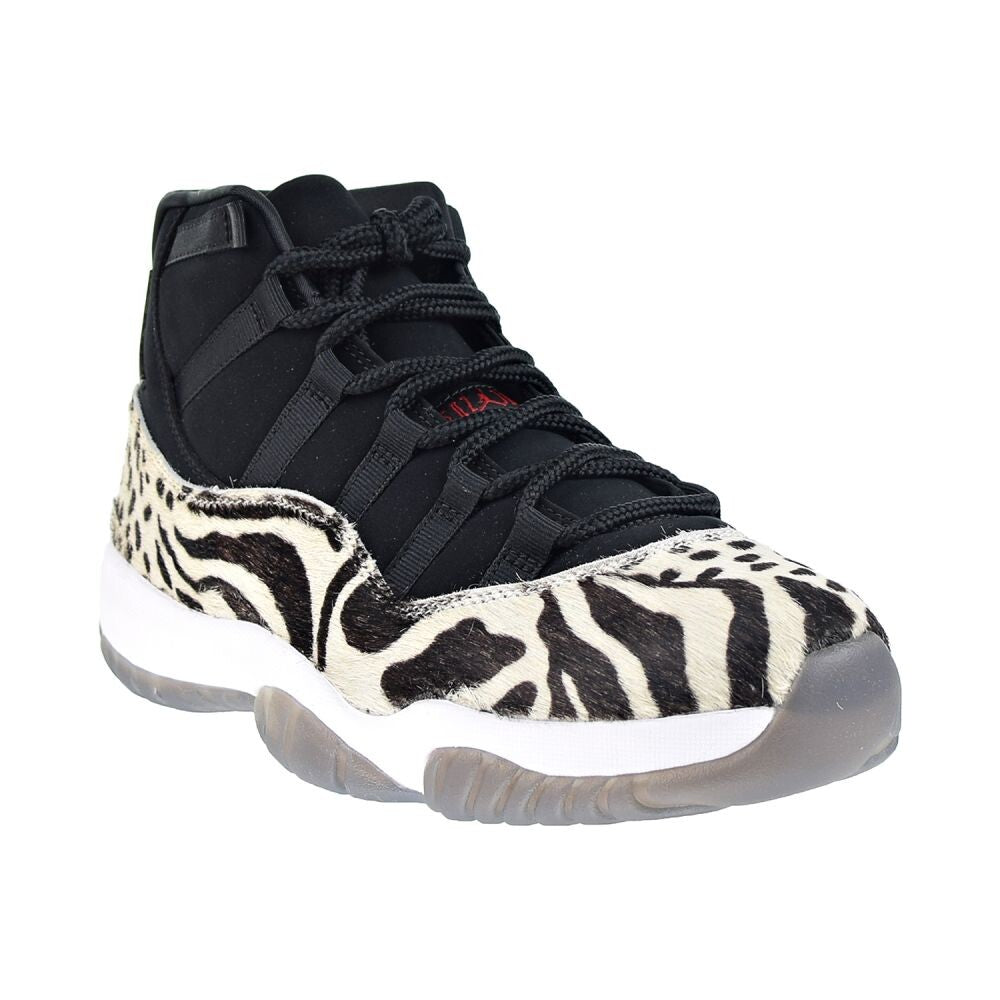 Air Jordan 11 Retro “Animal Instinct” Women's Shoes Black/Red ar0715-010