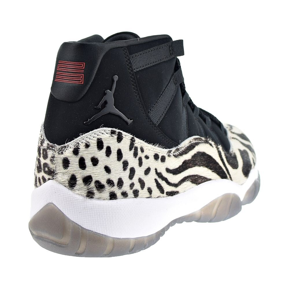Air Jordan 11 Retro “Animal Instinct” Women's Shoes Black/Red ar0715-010