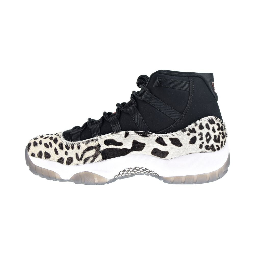 Air Jordan 11 Retro “Animal Instinct” Women's Shoes Black/Red ar0715-010