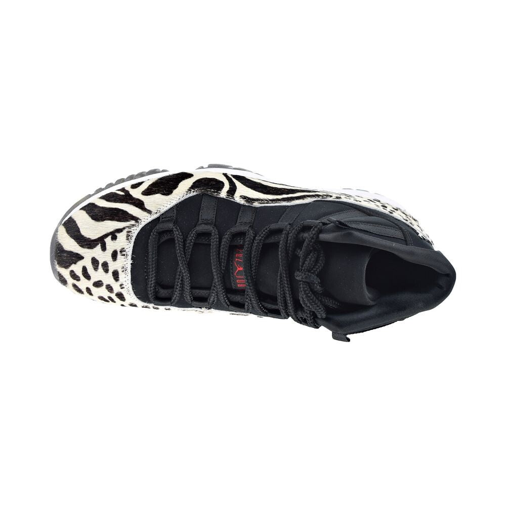 Air Jordan 11 Retro “Animal Instinct” Women's Shoes Black/Red ar0715-010