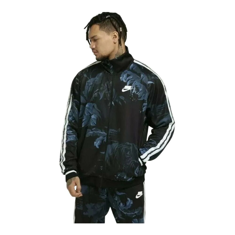 Nike NSW Printed Men's Track Jacket Black/Obsidian/White ar1611-010