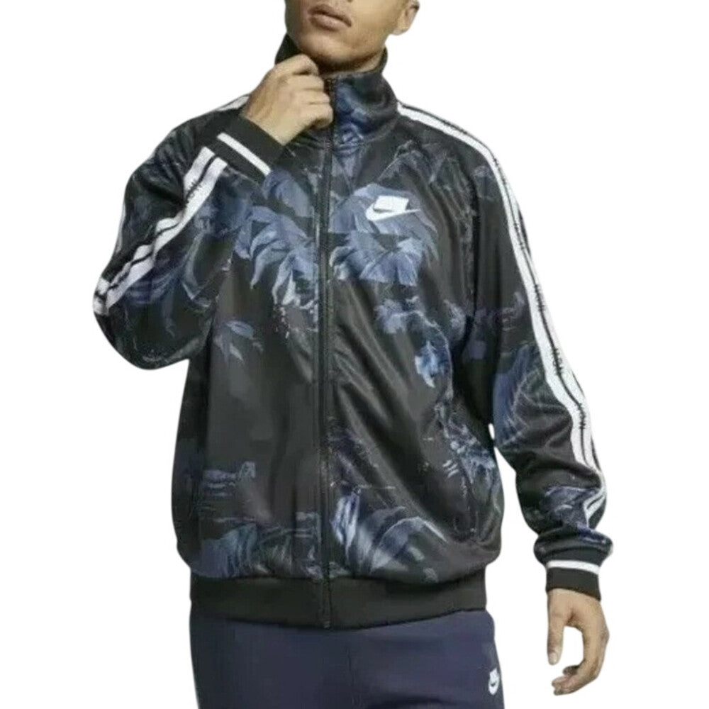 Nike NSW Printed Men's Track Jacket Black/Obsidian/White ar1611-010
