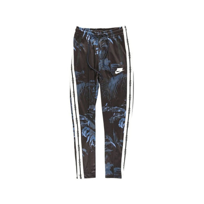 Nike NSW Blocked Logo Floral Men's Track Pants Black/Blue ar1613-010