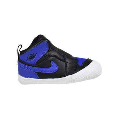 Jordan 1 Crib Bootie Black/Varsity Royal-White at3745-007
