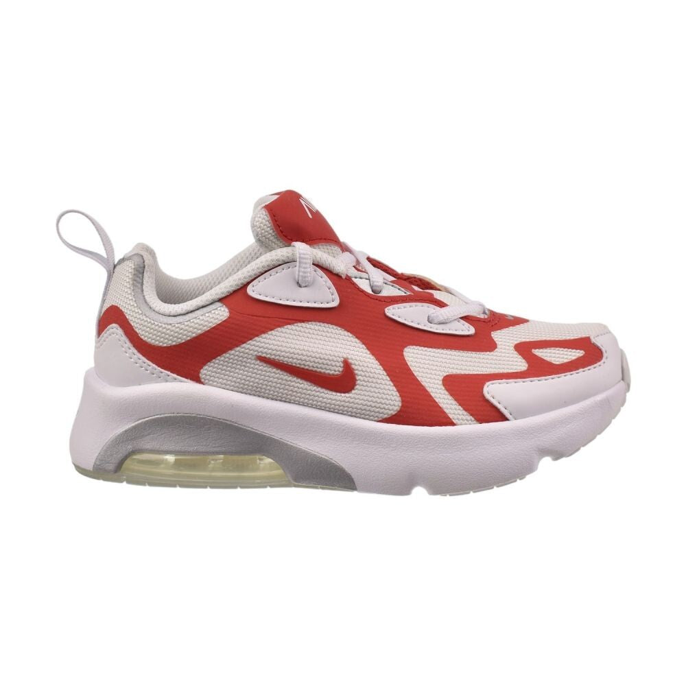 Nike Air Max 200 (PS) Little Kids' Shoes White/University Red at5628-101